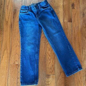 Boys size 7, Cat and Jack relaxed straight leg jeans pants adjustable waist